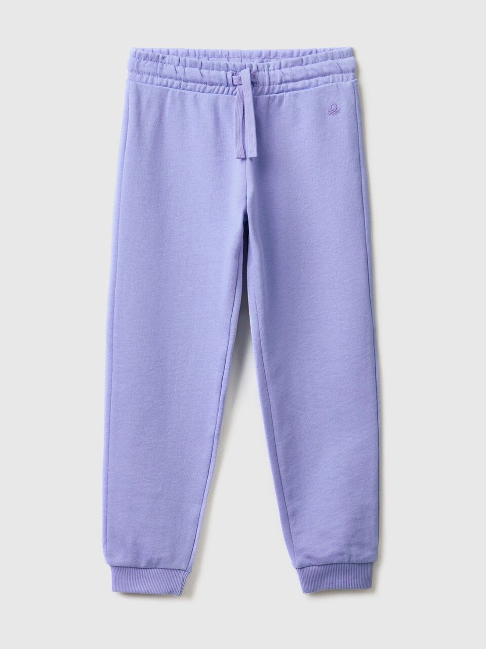 Sale Pantaloni in felpa con logo outlet benetton online